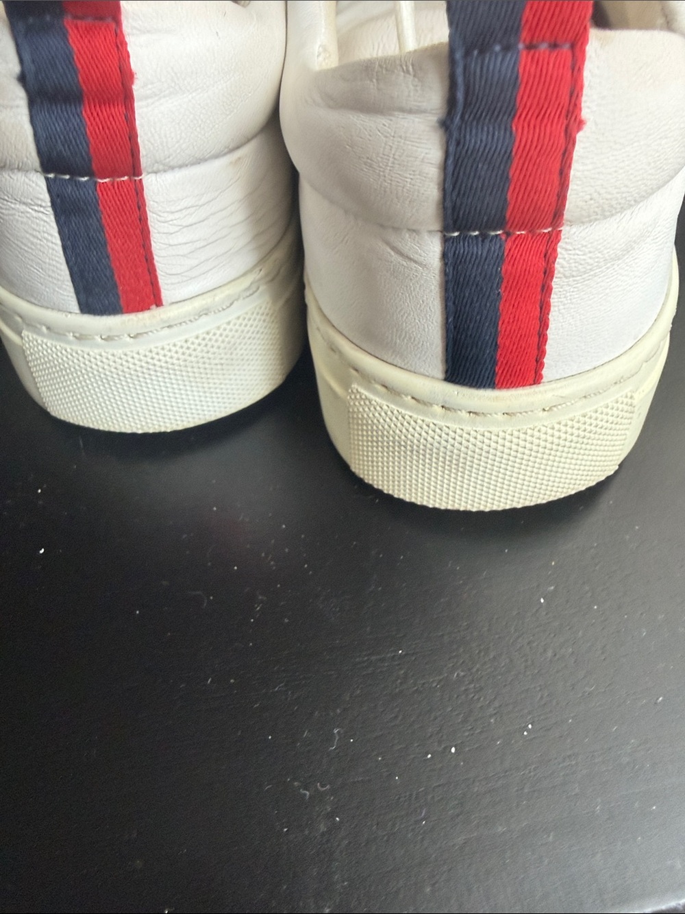 White Boden Low-Top Leather Sneakers - Picture 7 of 7